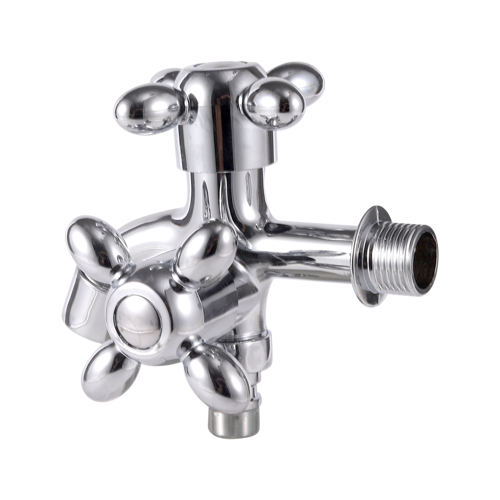 Home Outlet Bathroom - ก๊อกน้ำแบบควบคุมคู่ขนาด 1/2 นิ้ว อินเทอร์เฟซสากล ก๊อกน้ำพลาสติก ก๊อกน้ำในบ้าน