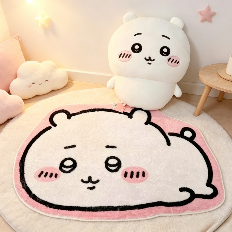 พรมการ์ตูนชิคคาวะสุดฮิต ลายฮะจ - Home Bathroom Rugs บทวิจารณ์และราคา