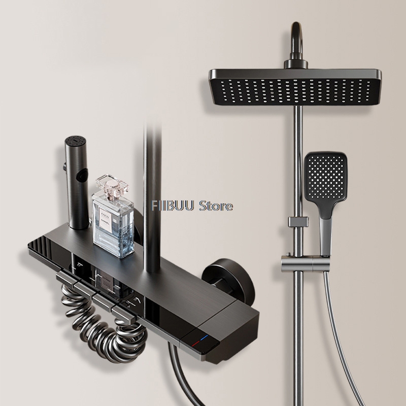 ระบบฝักบัวพร้อมจอ LED แสดงผล ฝ - Home Outlet Bathroom บทวิจารณ์และราคา
