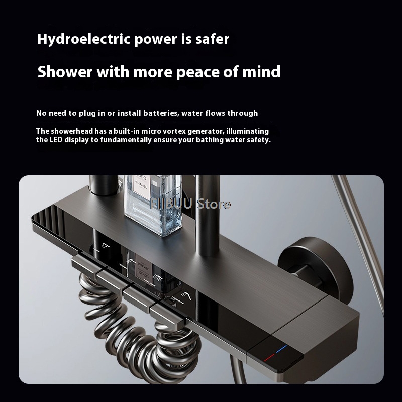 ระบบฝักบัวพร้อมจอ LED แสดงผล ฝ - Home Outlet Bathroom บทวิจารณ์และราคา