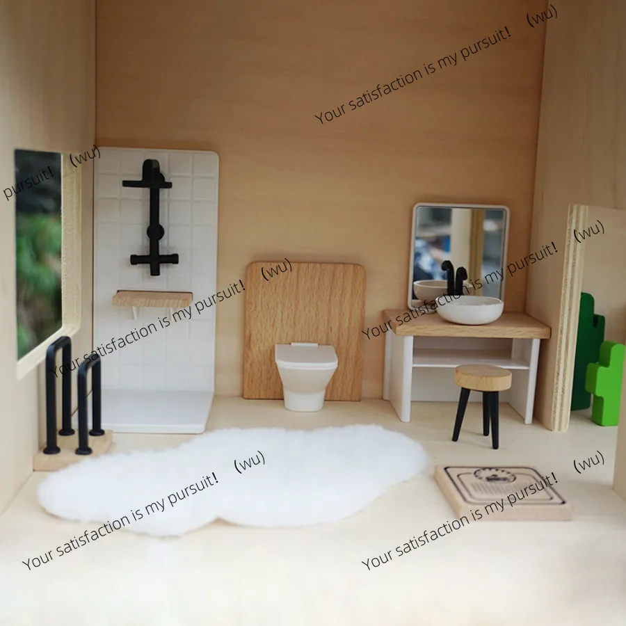 โมเดลฉากห้องน้ำ, บ้านจำลองขนาด - Home Bathroom Scene บทวิจารณ์และราคา