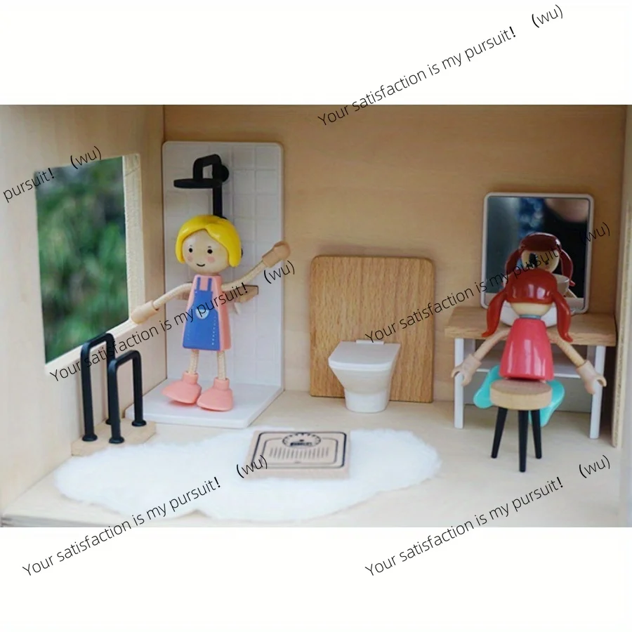 โมเดลฉากห้องน้ำ, บ้านจำลองขนาด - Home Bathroom Scene บทวิจารณ์และราคา
