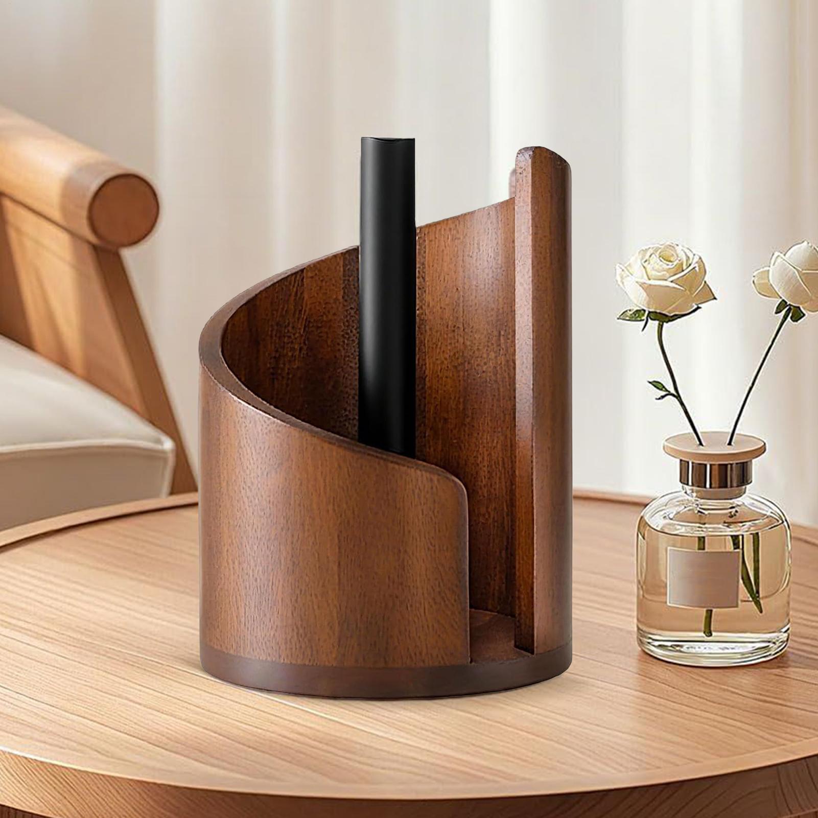 ที่ใส่กระดาษเช็ดมือแบบไม้ สไตล - Home Bathroom Paper Towel Dispenser บทวิจารณ์และราคา