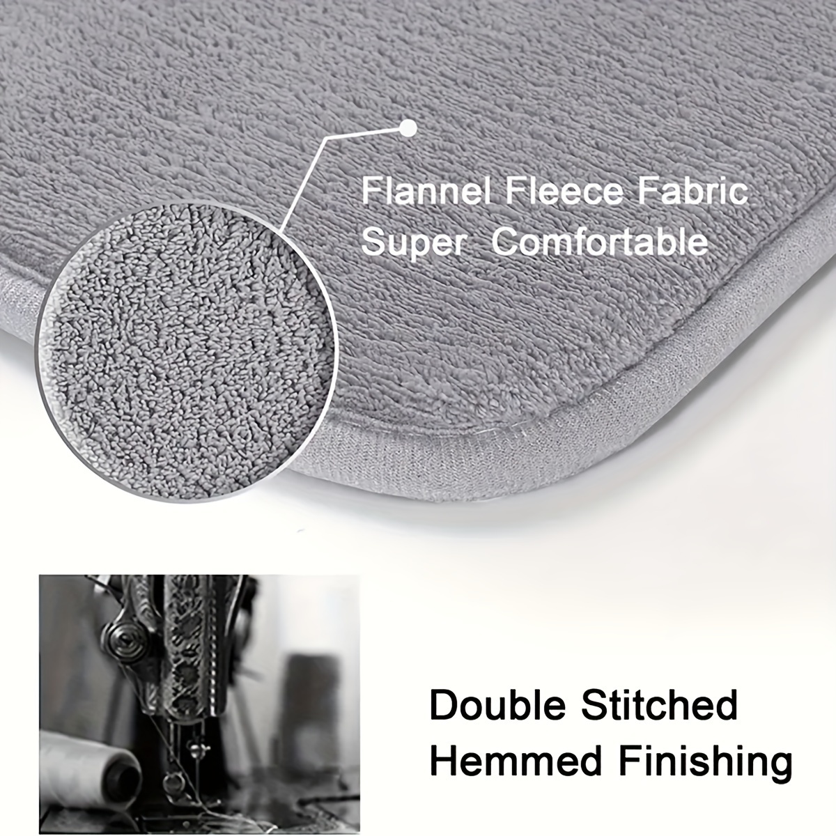 พรมขนยาวพิมพ์ลายกันลื่น—เหมาะส - Home Bathroom Rugs บทวิจารณ์และราคา