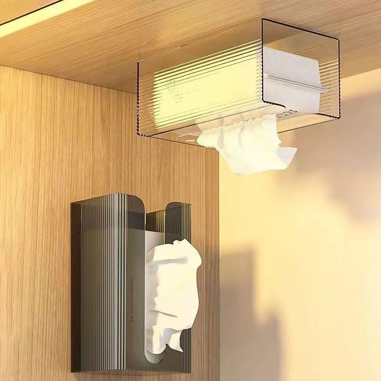 กล่องใส่กระดาษทิชชูอะคริลิคแบบ - Home Bathroom Paper Towel Dispenser บทวิจารณ์และราคา