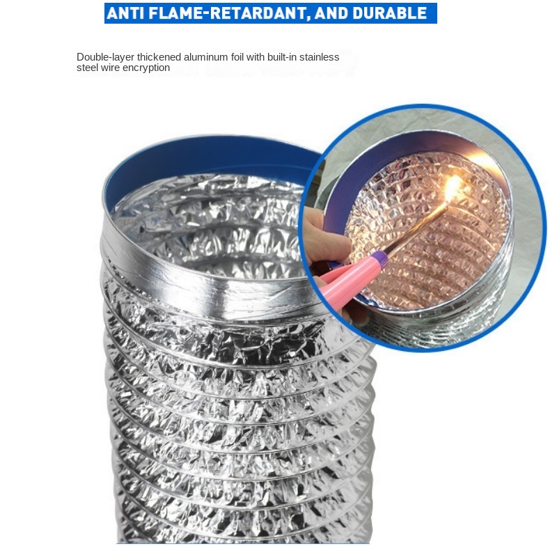 สายอากาศอลูมิเนียมฟอยล์125มม., - Home Bathroom Vent บทวิจารณ์และราคา