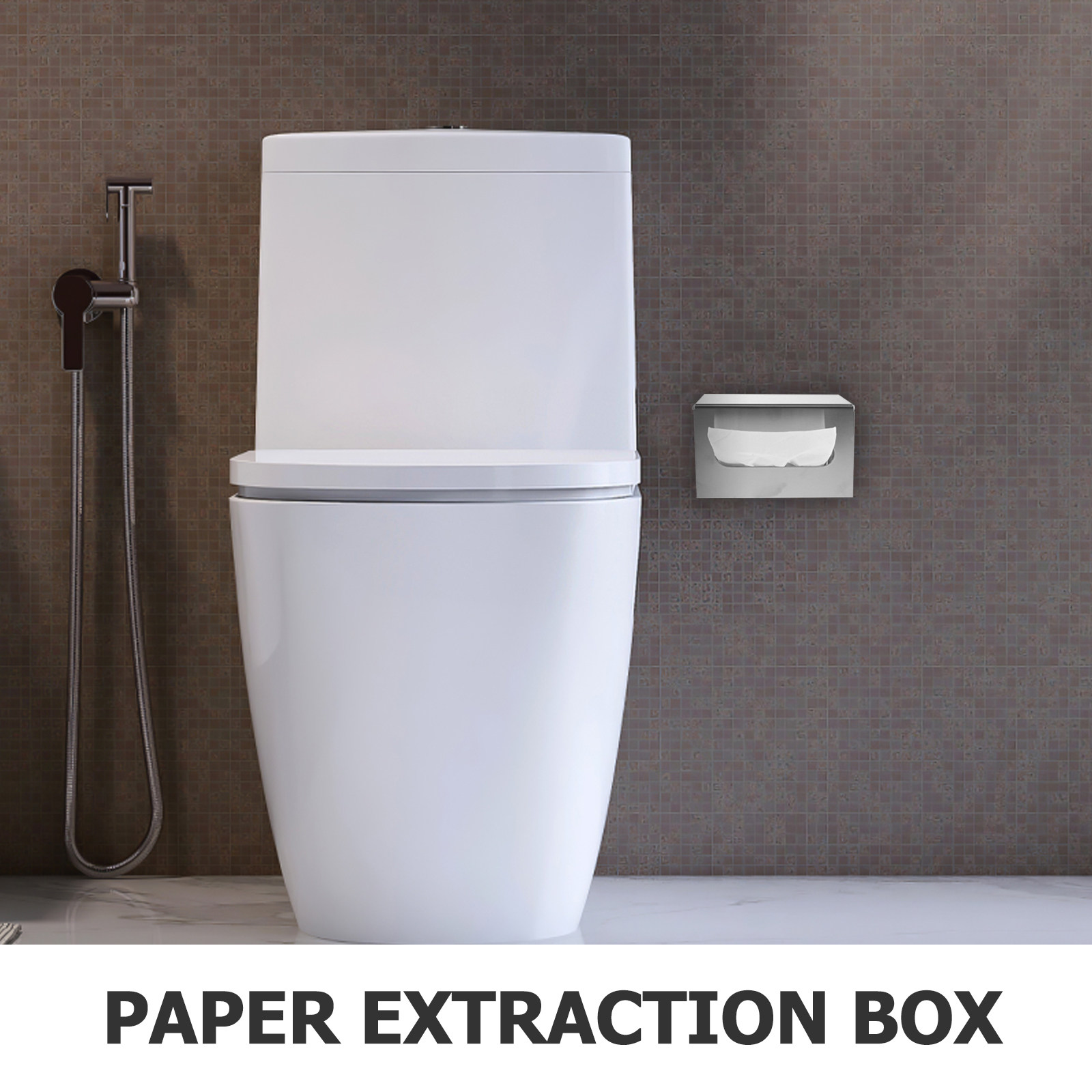 ที่ใส่กระดาษทิชชูติดผนังสแตนเล - Home Bathroom Paper Towel Dispenser บทวิจารณ์และราคา