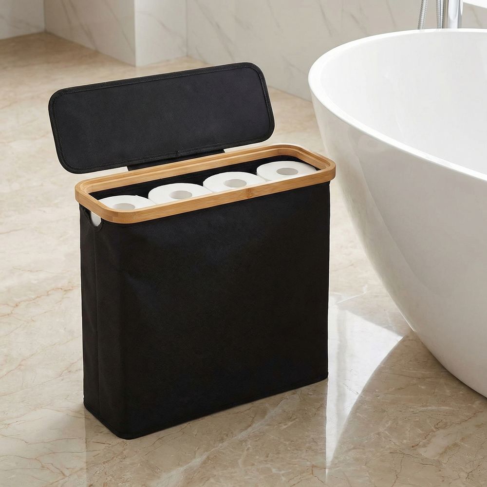 ตะกร้าเก็บกระดาษชำระความจุขนาด - Toilet Paper Holder บทวิจารณ์และราคา