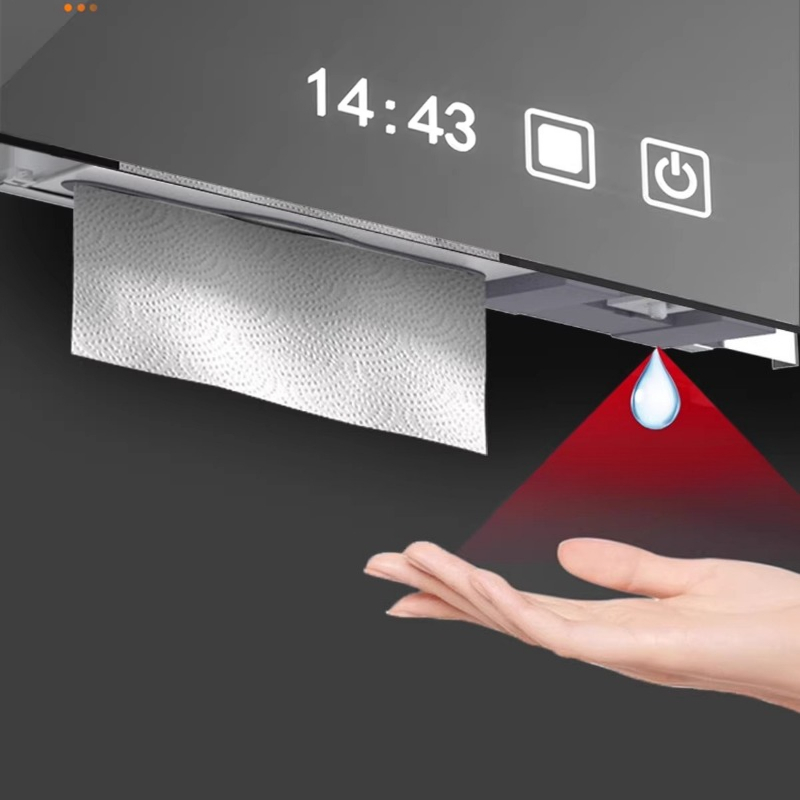 ที่ใส่กระดาษชำระแบบซ่อนพร้อมที - Home Bathroom Paper Towel Dispenser บทวิจารณ์และราคา