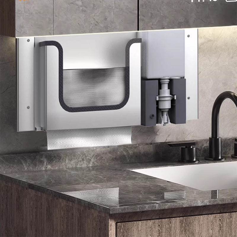 ที่ใส่กระดาษชำระแบบซ่อนพร้อมที - Home Bathroom Paper Towel Dispenser บทวิจารณ์และราคา