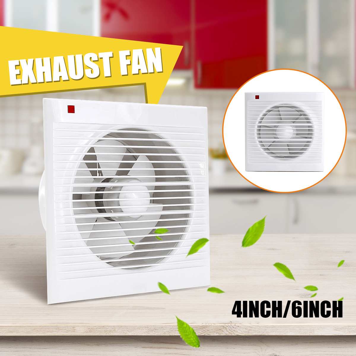พัดลมดูดอากาศแบบเงียบ ขนาด 4 น - Home Bathroom Vent บทวิจารณ์และราคา