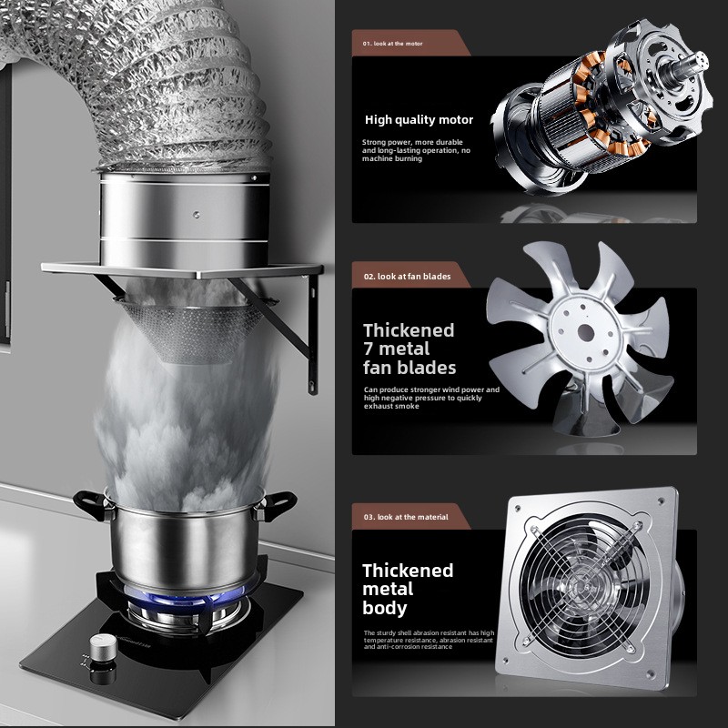 6/8 นิ้ว EXTRACTOR พัดลมระบายอ - Home Bathroom Vent บทวิจารณ์และราคา