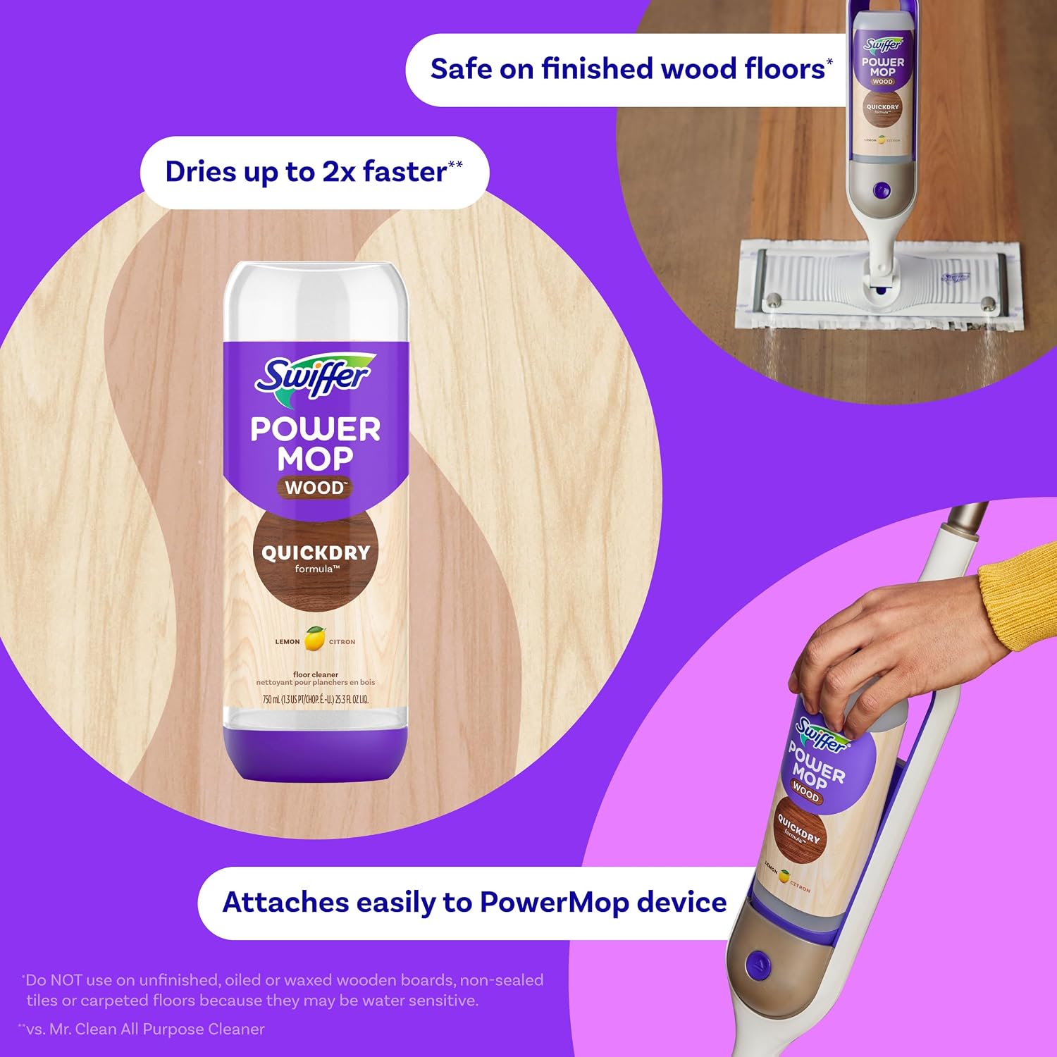 Swiffer Power Mop น้ำยาเติมสำห - Home Bathroom Cleaning Solution บทวิจารณ์และราคา